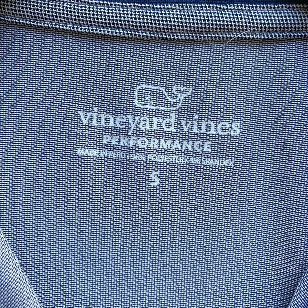 Vineyard Vines Womens Small Golf Polo Short-Sleeve Performance Top Navy - Picture 5 of 6